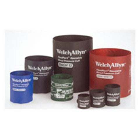 Welch Cuff Kit Blood Pressure FlexiPort Inf/Chld/Adlt 7/8/9/10 Arm MltClr Eachch - Allyn - REUSE-PED-MON