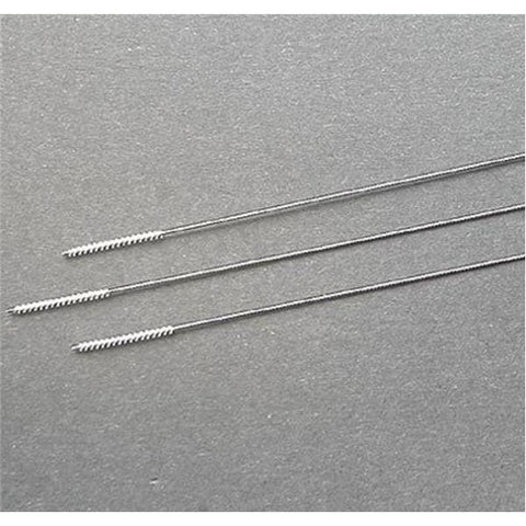 Sklar Instruments Brush Stainless Steel 8"x2.3mm Nylon Bristle For Suction Tube Cleaning 3/Pk - 10-1401