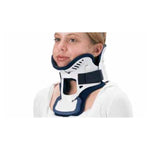 DJO, Inc Collar Miami J P3 Infant Super Short Cervical Plastic White/Navy Size <9" Each - 79-83206