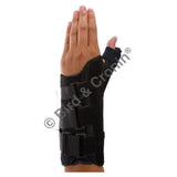 Bird & Cronin Brace Thumb Spica Primo Adult Wrist/Thumb Black Size 8" Large Left Each - 8147374