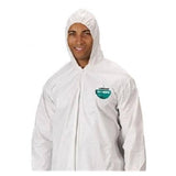 Lakeland Industries Coverall Protective MicroMax Disposable Large White 25/Ca - CTL428-LG