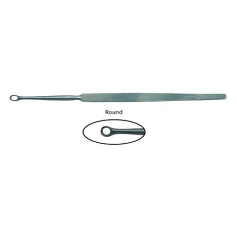 BR Surgical, LLC Curette Lupus Fox 5-1/2" Round Tip Each - BR75-12901