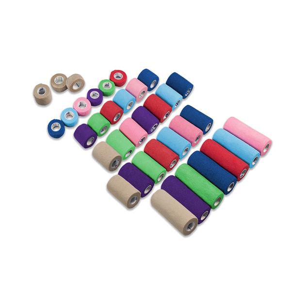 Dynarex Corporation Bandage Sensi-Wrap Elastic 2"x5yd LF Rainbow 36/Ca - 3216