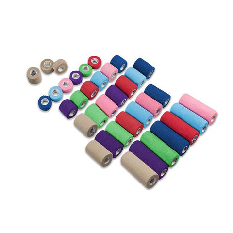 Dynarex Corporation Bandage Sensi-Wrap Elastic 2"x5yd LF Rainbow 36/Ca - 3216