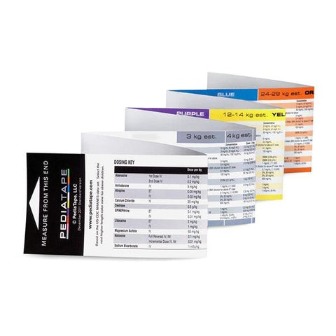 Emergency Medical Products Measuring Tape Emergency PediaTape Each - 3710-16051