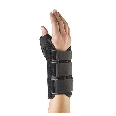 United Ortho Spica Patientform Wrist/Thumb Black Size 8" X-Large Left Each - 70328