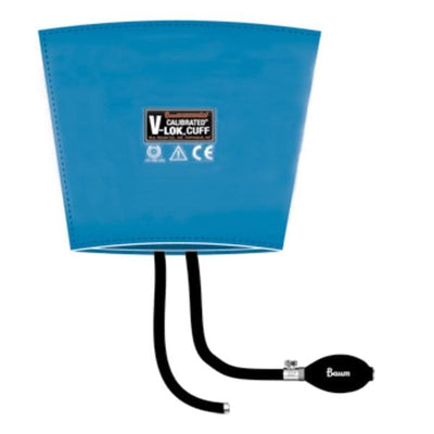 W A Baum Co Inc Inflation System Blood Pressure Calibrated V-Lok Adult Arm Bariatric Blue Eachch - 1830