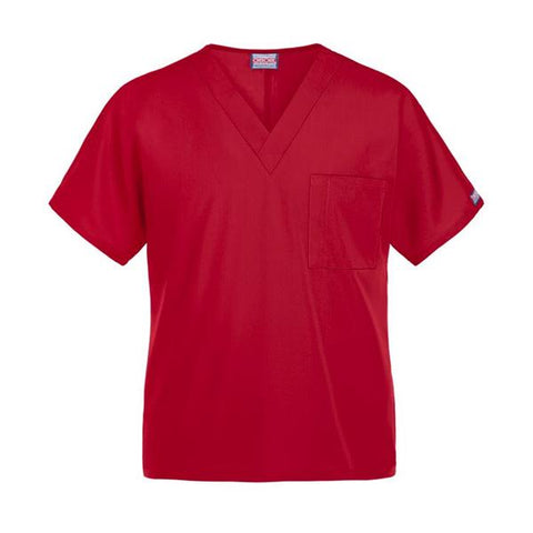 Cherokee Workwear Shirt Scrub Cherokee Unisex Small Red Each - 4777-RDW-S