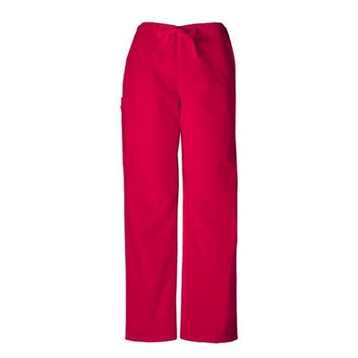 Cherokee Workwear Pant Scrub Cherokee Unisex Large Red Each - 4100-RDW-L