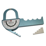 Fabrication Enterprises Caliper Skinfold Baseline 7-1/4x1/2x5" Deluxe Dual Sided Aluminum Each - 12-1130