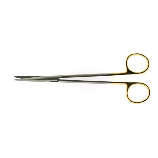 BR Surgical, LLC Scissors Metzenbaum 7" Blunt/Blunt Smooth Curved Tungsten Carbide Each - BR08-28718