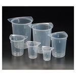 Simport Plastics Ltd. Tricorn Laboratory Beaker Polypropylene 1000mL Round 115x145mm 100/Ca - B700-1L