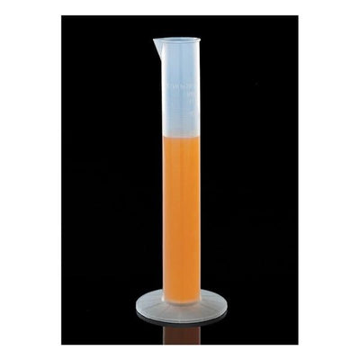 Nalge Nalgene Graduated Cylinder Polypropylene Pour Spout Clear 100mL Each - Nunc International - 3664-0100