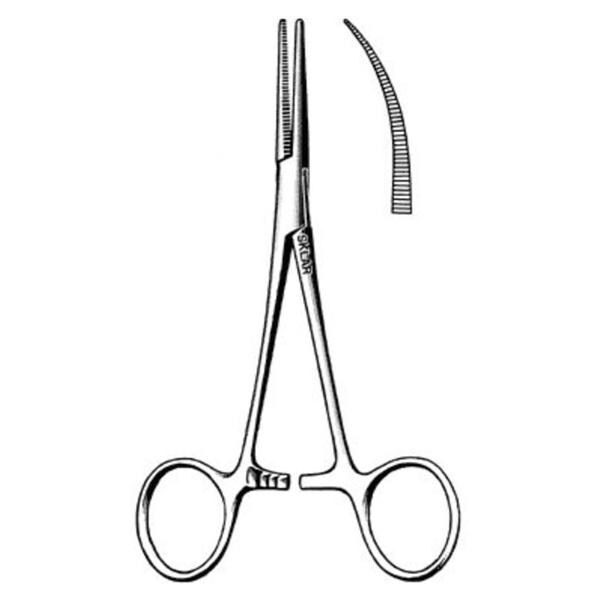 Sklar Instruments Forcep Micro Halsted Mosquito 5" Curved Stainless Steel Each - 17-1225