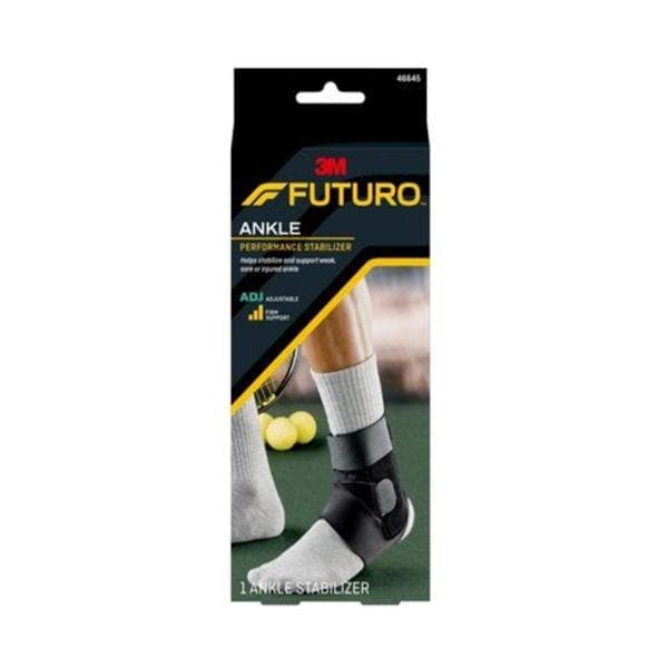 3M Consumer Health Care Brace Stabilizer Futuro Sport Deluxe Ank Breathable Material Black Univ 12/Ca - 46645ENR