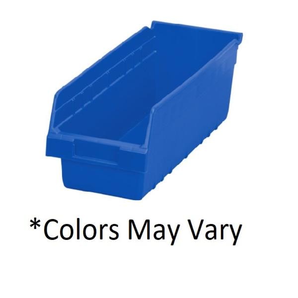 Akro Bin Shelf ShelfMax 17-7/8x6-5/8x6" Blue Plastic 10/Case - Mils - 30098BLUE