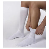 BSN Medical, Inc Socks Compression Knee High Knee Activewear Unisex White Size Medium 1/Pr - 110052
