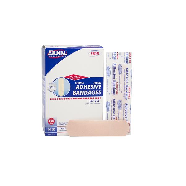 Dukal Corporation Bandage Fabric Caliber 3/4x3" Flexible Tan 2400/Ca - 7605