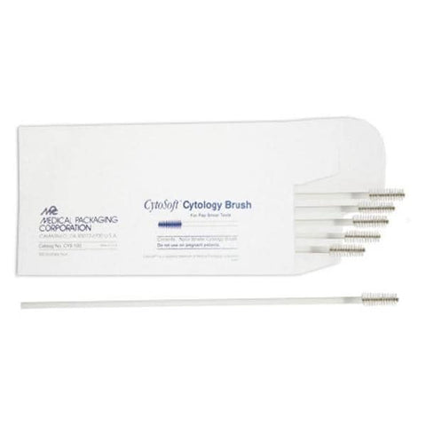 Medical Pak Co CytoSoft Cytology Brush 7" 500/Ca - CYB-100