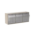 Akro Bin Storage Tiltview 7-7/8x23-5/8x9-7/16" Stone Plastic Eachch - Mils - 06703