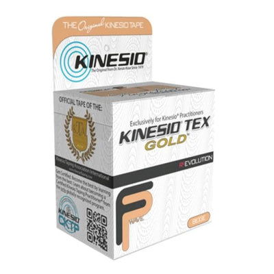 Fabrication Enterprises Tape Athletic Kinesio Tex Gold Cotton/Elastic/Acrylic 2"x5.5yd Adhs Beige 6/Rl - 24-4870-6