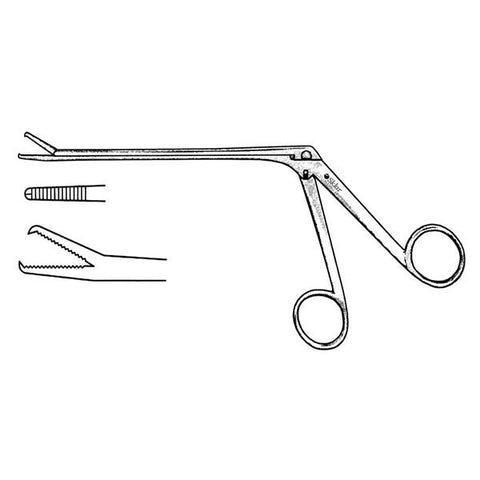 Sklar Instruments Forcep Alligator Hoen 5-1/2" Serrated 1x2 Teeth Stainless Steel Each - 67-1015