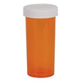 Apothecary Products Vial Medicine Ezy-Dose Plastic 30 Dram Orange 125/Ca - 30435