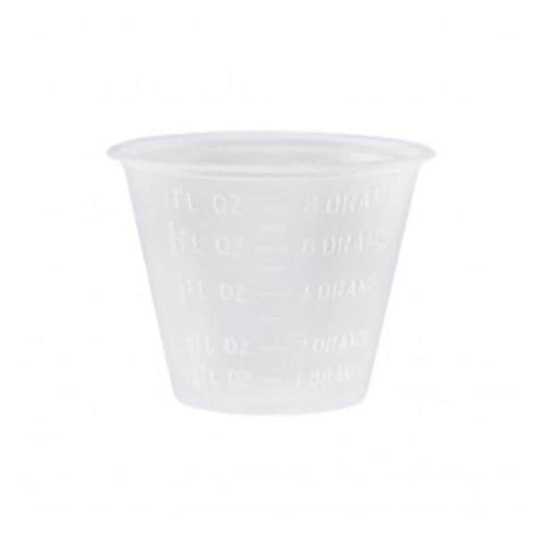 Dukal Corporation Graduated Cup Medicine Polypropylene 1 oz Translucent 5000/Ca - 9007-M