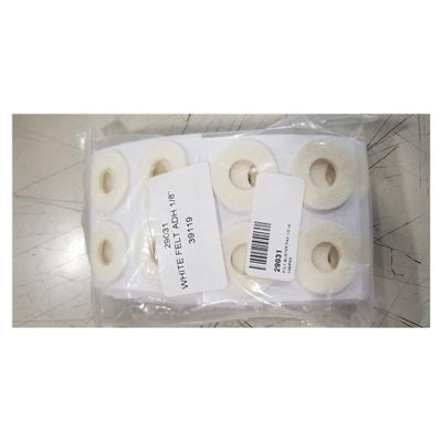 Aetna Felt Corporation Pad Blister Protection Econoline Foot Felt 1/8" Thick White 100/Pk - 29031