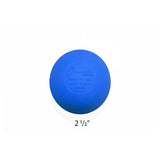 MF Athletic Co. Ball Lacrosse Hard Rubber 2.5" Blue Each - 2230-01