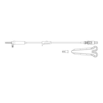 Becton Administration Set Texium Needle-Free 32" 20 Drop/mL Priming Volume 12mL 100/Ca - Dickinson - 10013364T