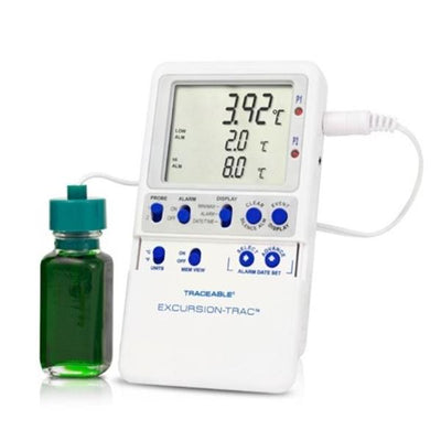 Control 3 LLC Traceable Excursion-Trac Data Logging Thermometer ABS Plastic -50 to 70°C Each - 9446007