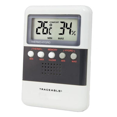 Control 3 LLC Traceable Humidity/Temperature Meter ABS Plastic 0 to 50C/25 to 95% Each - 9876684