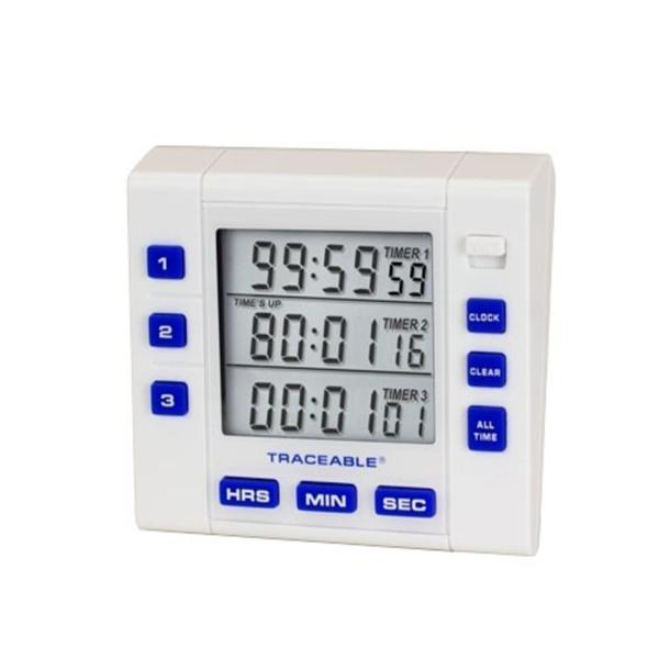 Control 3 LLC Traceable 3-Channel Timer 3-1/4x3x1" ABS Plastic Each - 9441110