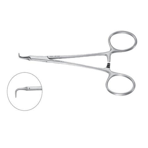 Integra Miltex Inc Forcep Ochsner 4-5/8" Serrated 90 Degree Angle Stainless Steel Each - 105-235