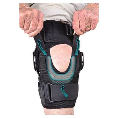 Hely & Weber Brace Support Global Knee Knee Lycra Black Size Medium Universal Each - 7640MD