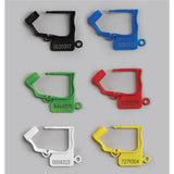 Health Care Logistics Seal Padlock Yellow 100/Pk - 18317Y