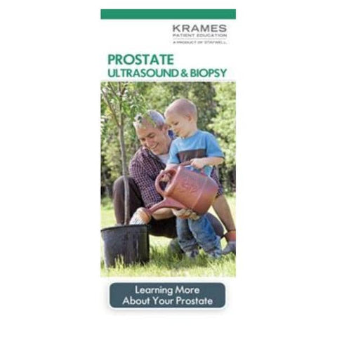 Krames Communications Brochure Educational Prostate Ultrasound and Biopsy 50/Pk - 940393