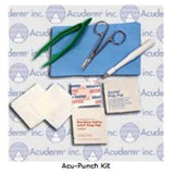 Acuderm, Inc Biopsy Punch Dermal Acu-Punch PK420Plus 4mm Kit SS Bld Disp Strl 20/Bx - 0814-9514