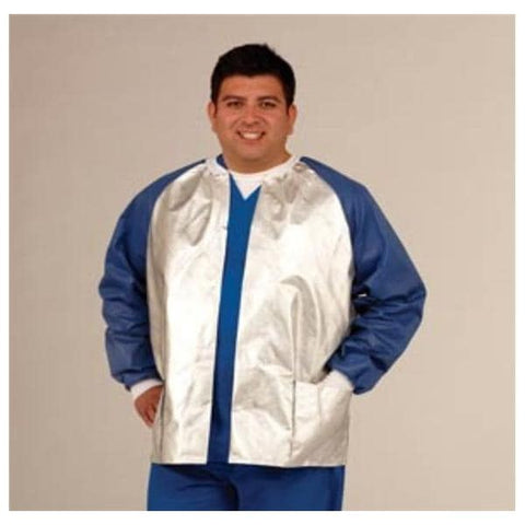 Techstyles Jacket Heat Reflective Unisex Silver / Blue Large 25/Ca - 5140-400