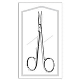Sklar Instruments Scissors Iris Econo 3-1/2" Sharp/Sharp Smooth Straight SS Disposable 50/Ca - 96-2497