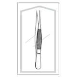 Sklar Instruments Forcep Splinter Econo 3-1/2" Fine Point Tip Serrated Straight SS Disp 50/Ca - 96-2765