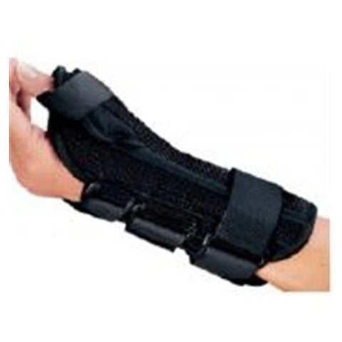 DJO, Inc Brace ComfortFORM Custom Adult Wrist/Thumb Fm Lmnt Black Size 8" Medium Left Each - 79-87315-0206