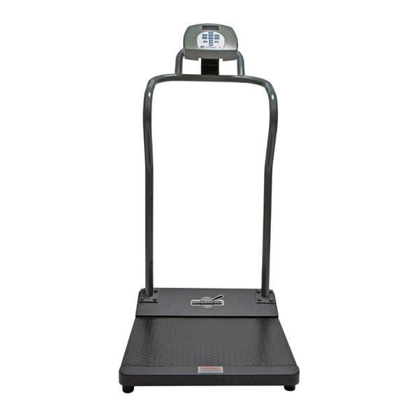 Health Scale Platform 1000Lb 1-1/2" TFT-LCD Screen 22-1/4x33x52" Eachch - O-Meter - 3001KL-AMUA