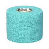 Andover Coated Products Tape Athletic PowerFlex Foam 1.5"x6yd Cohesive Teal 32Rl/Case - 3715TE-032