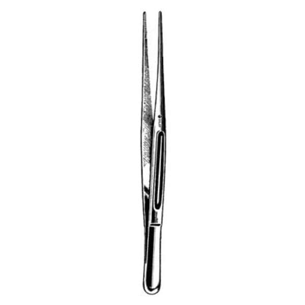 Sklar Instruments Forcep Dressing Cushing 7" Serrated Straight Stainless Steel Each - 50-2670