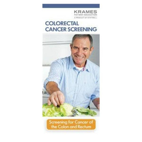 Krames Communications Brochure Educational Colorectal Cancer Screening 50/Pk - 940382