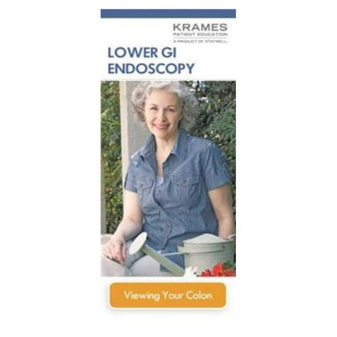 Krames Communications Brochure Educational Lower GI Endoscopy 50/Pk - 940385