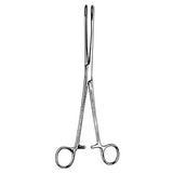 Sklar Instruments Forcep Uterine Bonney 9-1/2" Serrated Straight Stainless Steel Each - 90-7980