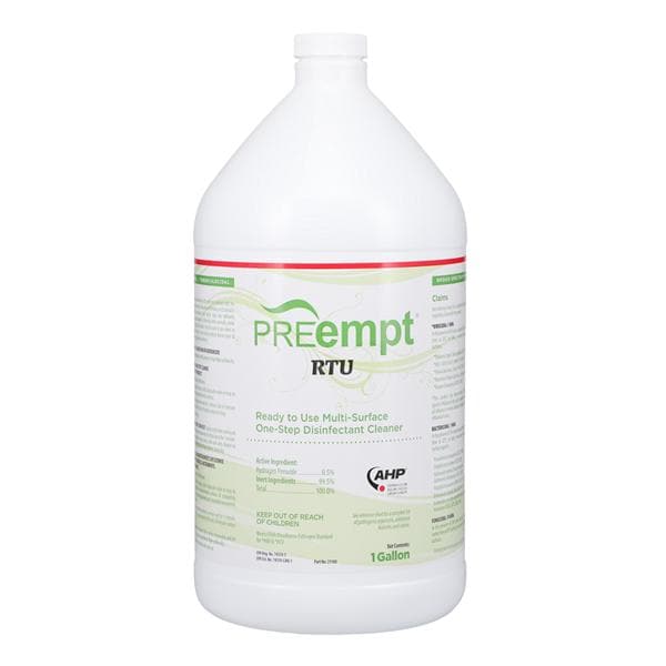 Contec Inc/Sporicidin Int Disinfectant Multisurface PREempt 1 Gallon 4/Ca - 21105